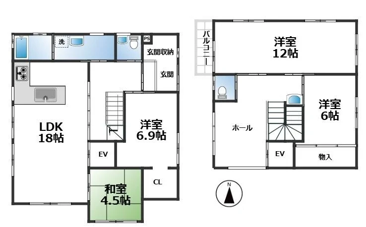 大原戸寺町　間取り